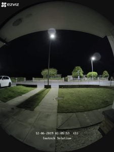 Door Camera at Night